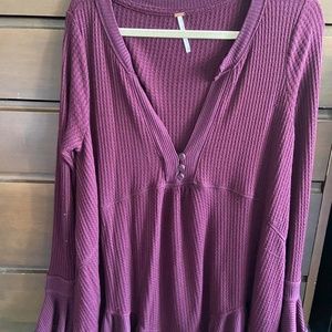 Free People purple swing dress